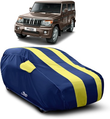 DROHAR Car Cover For Mahindra Bolero (With Mirror Pockets)(Yellow)