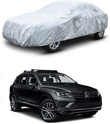unik auto Car Cover For Volkswagen Touareg (Without Mirror Pockets)(Silver)