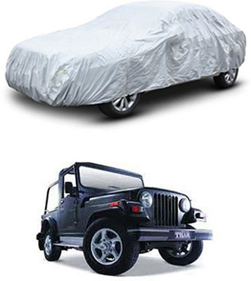Wadhwa Creations Car Cover For Mahindra Thar (Without Mirror Pockets)(Silver)
