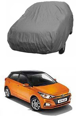 Utkarsh Car Cover For Hyundai Elite i20 (Without Mirror Pockets)(Grey)