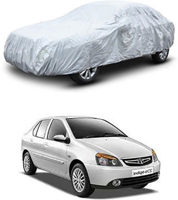 Vedika Collection Car Cover For Tata Indigo eCS (Without Mirror Pockets)(Silver)