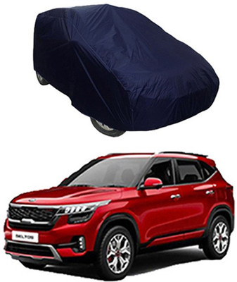 THE REAL ARV Car Cover For Kia SELTOS (With Mirror Pockets)(Blue)