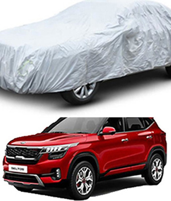 unik auto Car Cover For Kia SELTOS (Without Mirror Pockets)(Silver)