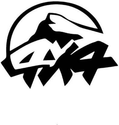 KICKWIX Sticker & Decal for Car & Bike(Black)