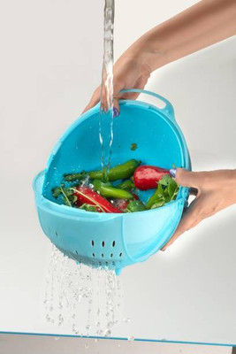 ELEGANTSTYLER Strainer(Blue Pack of 1)