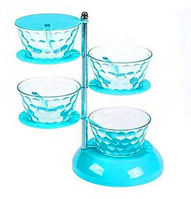PL SKY Plastic Pickle Jar  - 800 ml(Blue)