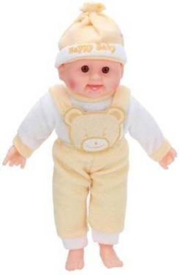 Tenmar Musical Soft Baby Boy Toy (Yellow)