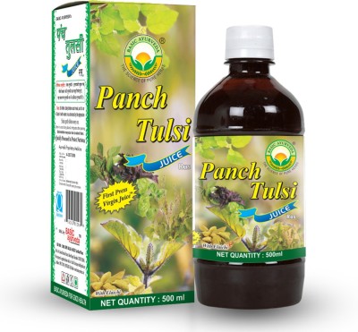 Basic Ayurveda Panch Tulsi Juice (Ras)(3 x 500 ml)