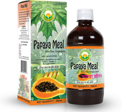 Basic Ayurveda Papaya Meal Juice Pack Of 3(Pack of 3, 1500 ml)
