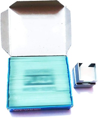 dwij collection blank microscope slide box with 50 slides and 20 coverslips Microscope Slide Box
