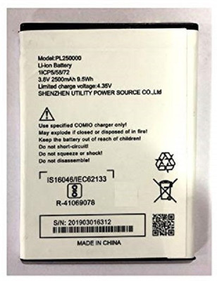 APTIVOS Mobile Battery For  Comio C1 Pro (PL250000) 2500 mAh