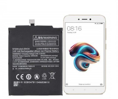 APTIVOS Mobile Battery For  Mi Redmi 5A (BN34) 3000 mAh