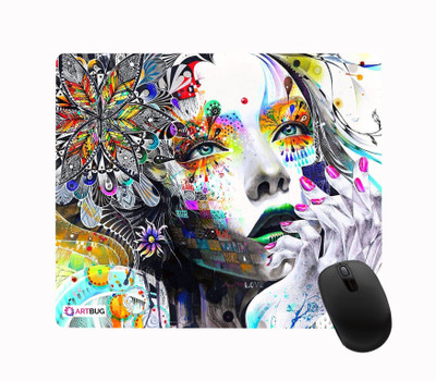 ARTBUG Designer Printed Non-Slip Soft Mouse Pad for Optical/Laser Mouse (23cm x 19cm)- 085 Mousepad(Multicolor)