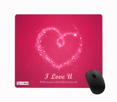 Ashvah Designer Printed Non-Slip Soft Mouse Pad for Optical/Laser Mouse (23cm x 19cm)- 158 Non Slip Base Mousepad(Multicolor)