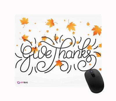 ARTBUG Designer Printed Non-Slip Soft Mouse Pad for Optical/Laser Mouse (23cm x 19cm)- 356 Non Slip Base Mousepad(Multicolor)