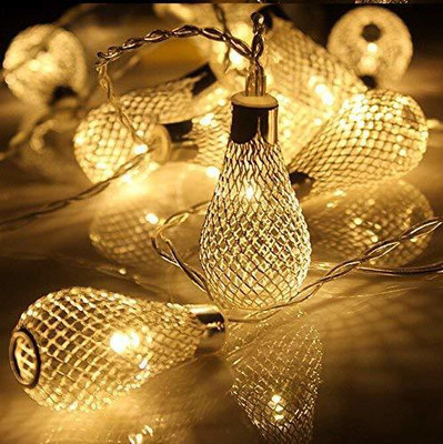 WunderVoX 14 LEDs 3.5 m Yellow Steady String Rice Lights(Pack of 1)
