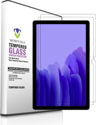 MOBIVIILE Tempered Glass Guard for Samsung Galaxy Tab A7 LTE 10.4 inch(Pack of 2)