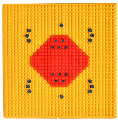 ACUPRESSURE LIFE STYLE MAT 1 Acupressure Mat I - Super with copper Massager(Multicolor)