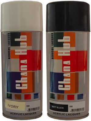 GHANA HUB PREMIUM CUBE DOUBLE Multicolor Spray Paint 900 ml(Pack of 2)