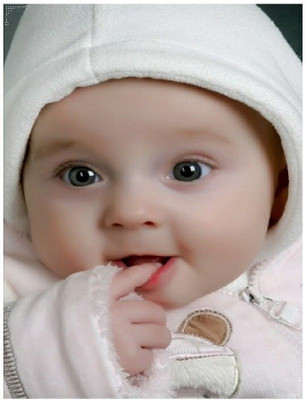 PRMAAN 60.96 cm Very Cute Baby Wall Stickers A23 Self Adhesive Sticker(Pack of 1)