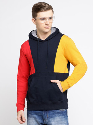MANIAC Full Sleeve Color Block Men Sweatshirt