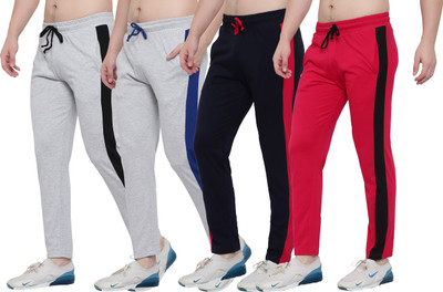 MYO Solid Men Multicolor Track Pants