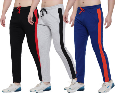 MYO Solid Men Multicolor Track Pants