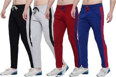 MYO Solid Men Multicolor Track Pants