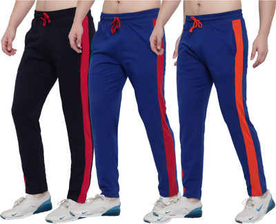 MYO Solid Men Multicolor Track Pants