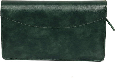 Sukeshcraft Multiple Cheque Book Pu and Card Holder(Green)