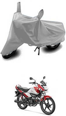 Utkarsh Two Wheeler Cover for Hero(Splendor I Smart, Silver)