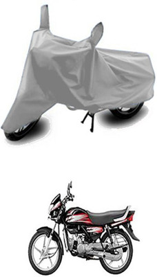 unik auto Two Wheeler Cover for Hero(Silver)