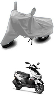 Wadhwa Creations Two Wheeler Cover for TVS(Silver)