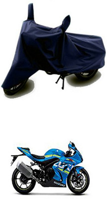 unik auto Two Wheeler Cover for Suzuki(Blue)