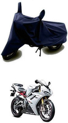 Wadhwa Creations Two Wheeler Cover for Triumph(Blue)