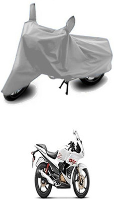 Utkarsh Two Wheeler Cover for Hero(Karizma ZMR, Silver)