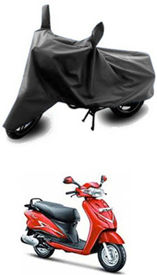 Vedika Collection Two Wheeler Cover for Hero(Duet, Grey)