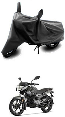 Vedika Collection Two Wheeler Cover for Bajaj(Grey)