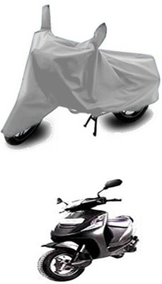 Vedika Collection Two Wheeler Cover for Avon(Silver)