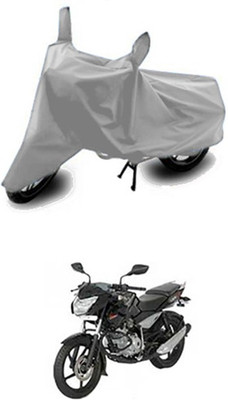 Vedika Collection Two Wheeler Cover for Bajaj(Pulsar 135 LS DTS-i, Silver)