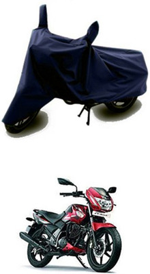 Vedika Collection Two Wheeler Cover for TVS(Flame, Blue)