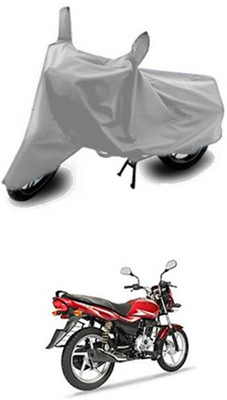 Wadhwa Creations Two Wheeler Cover for Bajaj(Platina, Silver)
