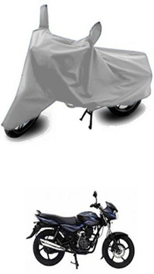 Utkarsh Two Wheeler Cover for Bajaj(Discover 100 DTS-i, Silver)