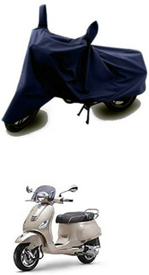 Vedika Collection Two Wheeler Cover for Piaggio(Blue)