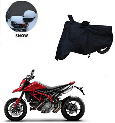 RPSENTTERPR Waterproof Two Wheeler Cover for Ducati(Hyperstrada, Black)