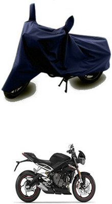 Wadhwa Creations Two Wheeler Cover for Triumph(Blue)