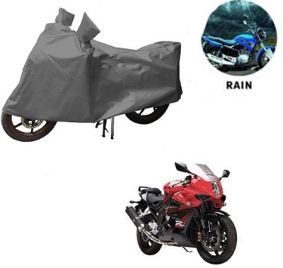 RPSENTTERPR Waterproof Two Wheeler Cover for Hyosung(GT650R, Grey)