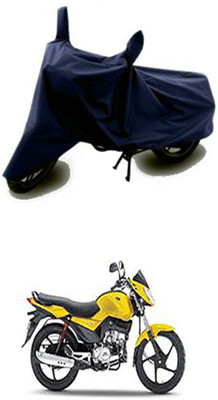 Vedika Collection Two Wheeler Cover for Mahindra(Stallio, Blue)