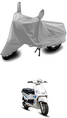 unik auto Two Wheeler Cover for Hero(Silver)