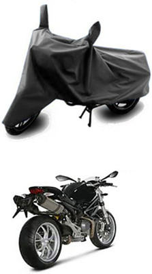 WildKraftZ Two Wheeler Cover for Ducati(Grey)